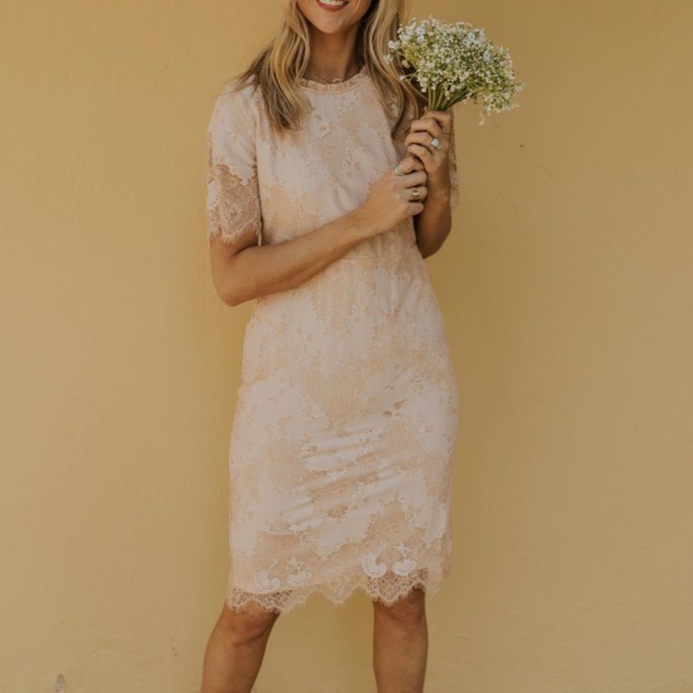 Roolee Rosalie Lace Dress XXS